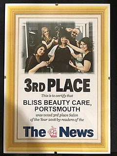 Award for Portsmouth Beauty Salon